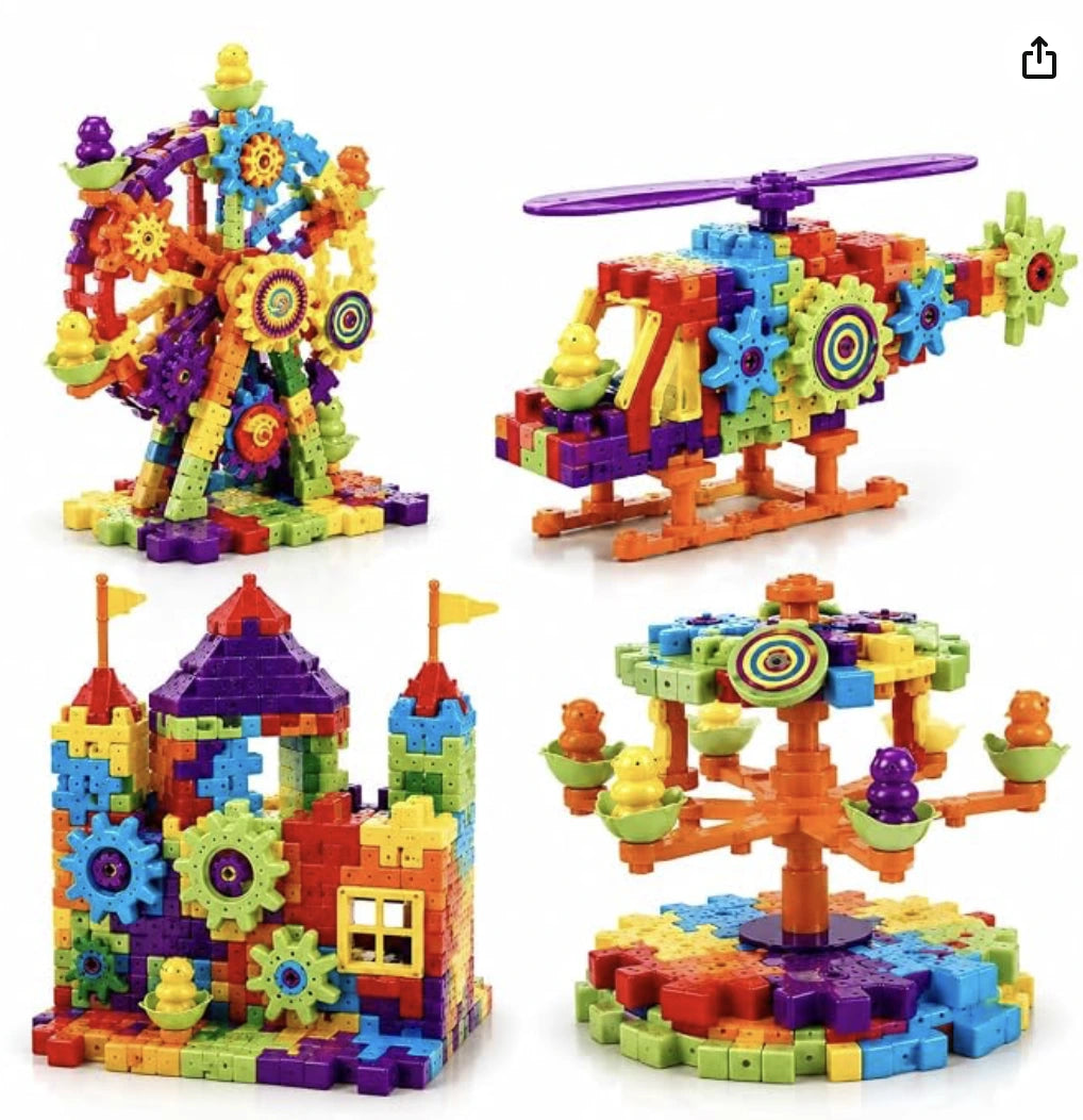 JunoMart Motion Blocks I Motorised Rotating Gear Building Set for Kids I 50% Off