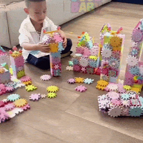 JunoMart Motion Blocks I Motorised Rotating Gear Building Set for Kids I 50% Off